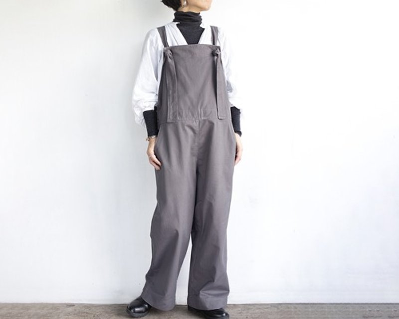 Pinkoi 代购 - 秋冬加厚棉斜纹工作服（灰） - 女装长裤 - 棉．麻 