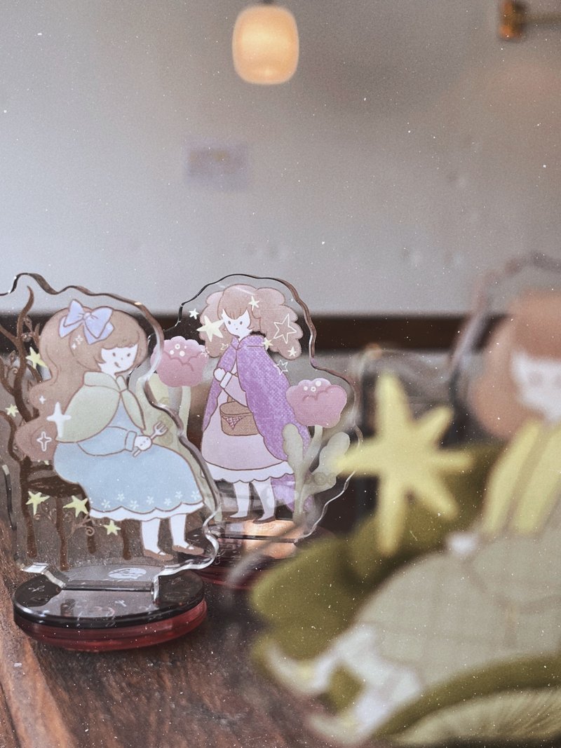 森之茶会系打印章 / 压克力立牌 水晶印章 - 印章/印台 - 塑料 