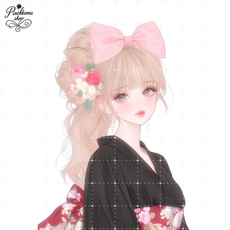 人物贴纸 女孩贴纸 拼贴素材 - 贴纸 - 纸 