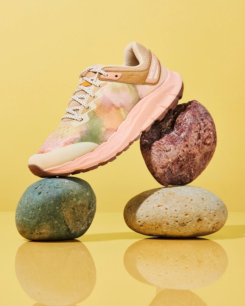 MERRELL ANTORA 4 BLISS反光功能轻量户外越野健行鞋 女鞋-渲染粉 - 女款运动鞋/球鞋 - 其他材质 