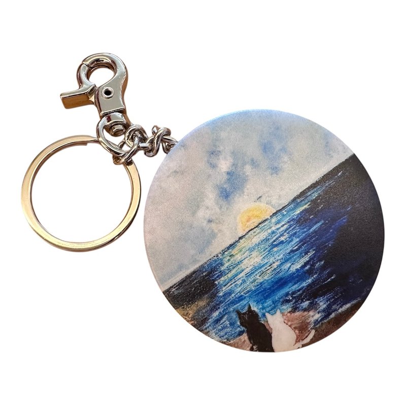 疗愈随身镜钥匙圈  圣诞礼物 交换礼物  随身镜吊饰 礼物推荐 - 吊饰 - 其他金属 