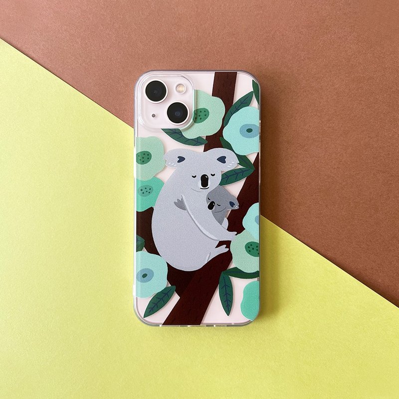iPhone13 Series Case // iPhone Clear Case // Koala - 手机壳/手机套 - 塑料 绿色