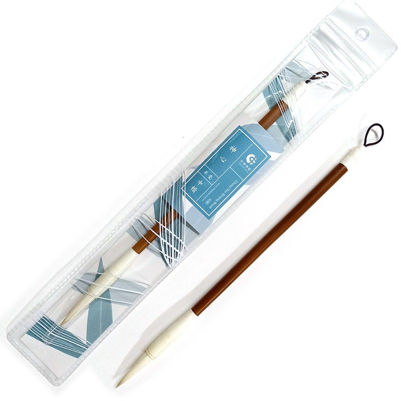 【神心系列】 羊毫 毛笔 中楷 - 精选毛笔系列 - 其他书写用品 - 其他材质 咖啡色