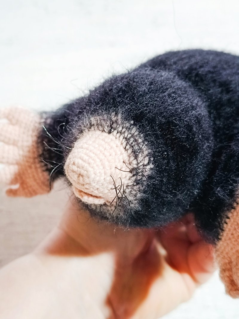 鼹鼠爱玩具Amigurumi钩针图案pdf英文。 填充鼹鼠动物玩具 - 手工艺教程/工具书 - 其他材质 
