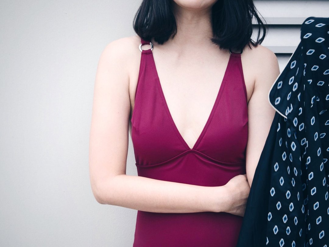swimwear - collection "donut" / red garnet / size s. - 其他 - 其他材质 
