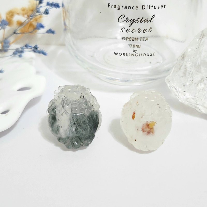 蓝幽灵龙龟/锦鲤胶花龙龟 - 摆饰 - 水晶 蓝色
