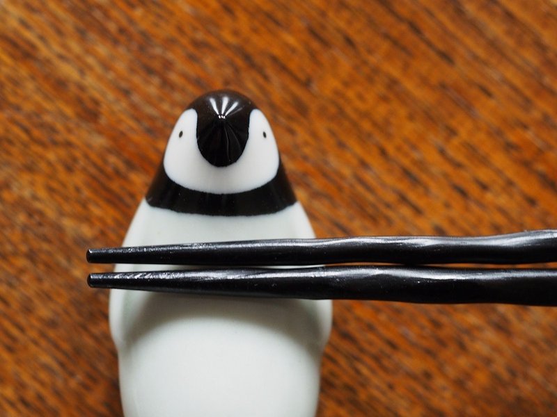 Penguin's Gin　 Chopstick rest - 筷子/筷架 - 陶 灰色