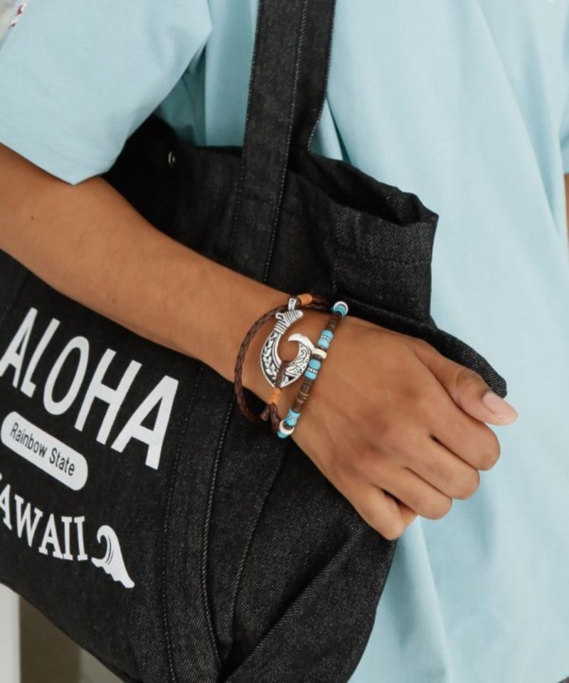 【热门预购】男款鱼钩造型手链 (2色) 42TZ6102 - 手链/手环 - 其他材质 