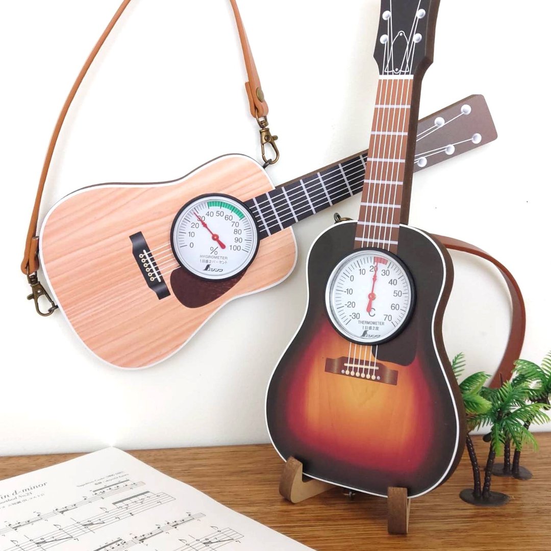 guitar thermometer - 其他 - 木头 咖啡色