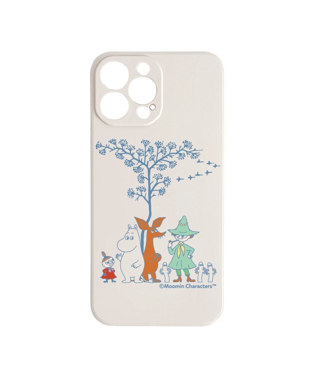 MOOMIN授权 | 噜噜米硅胶手机壳-MOOMIN与朋友们 - 手机壳/手机套 - 硅胶 白色