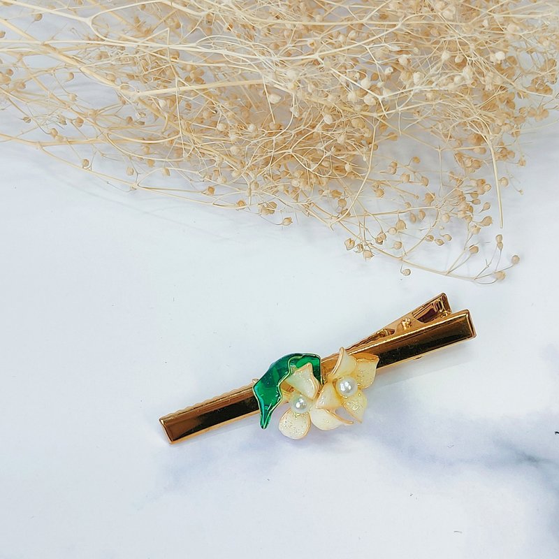 好质感绣球花金属发夹 时尚宝石胶树脂发夹 定制饰品 - 发饰 - 其他金属 粉红色
