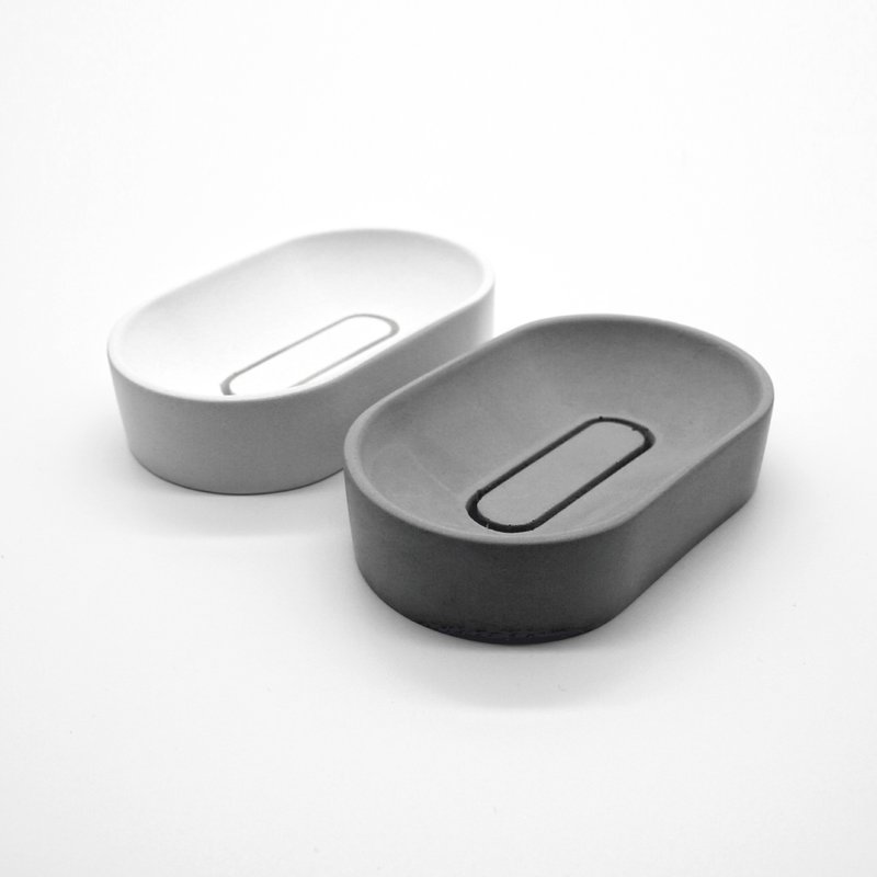 Soap DISH I 皂皿 I 皂盘 I 置物碟 I 水泥 I 定制化 I 礼物－ - 卫浴用品 - 水泥 灰色