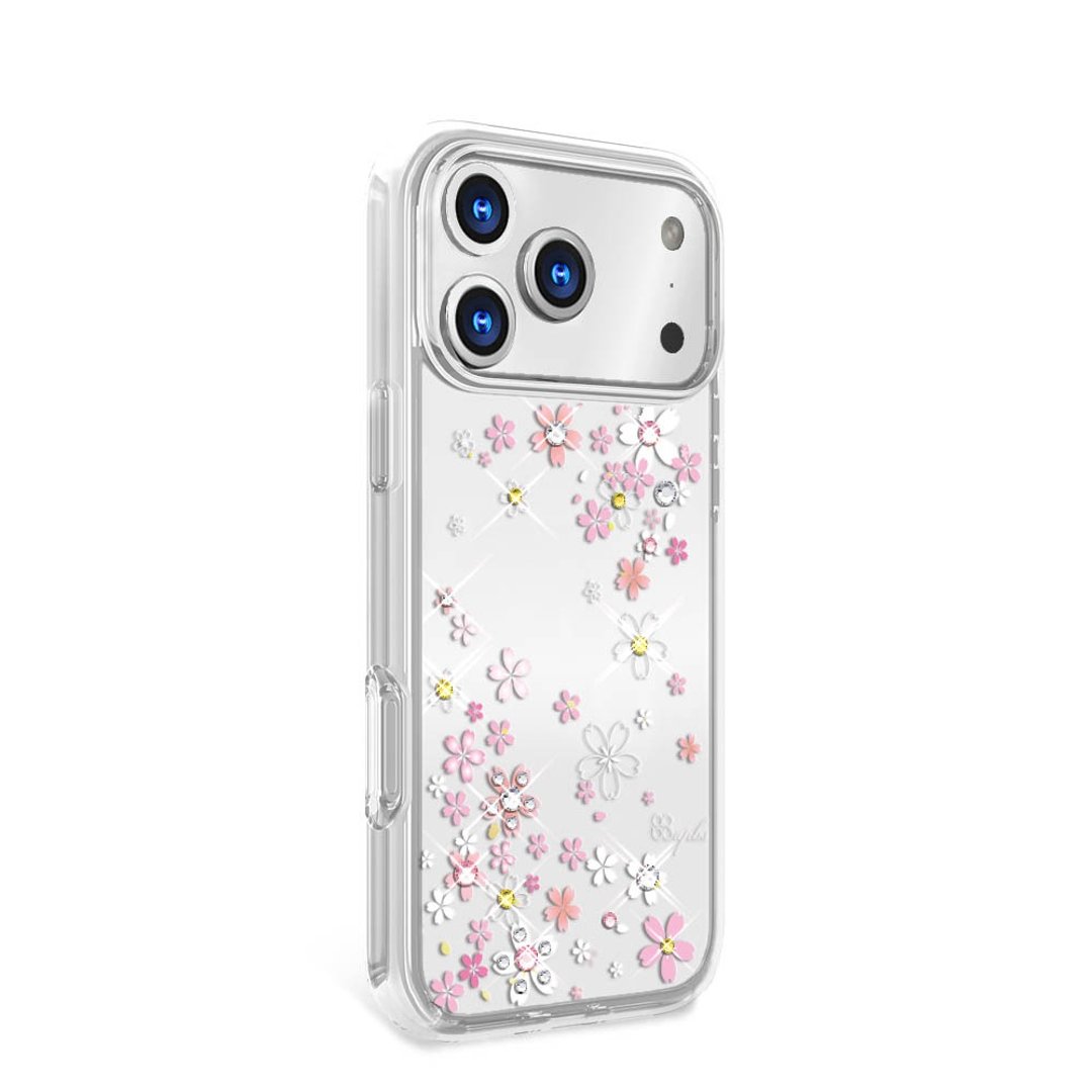 iPhone 18/17/16/15/14/13/12/11 轻薄军规防摔彩钻壳 - 浪漫樱 - 手机壳/手机套 - 其他材质 多色