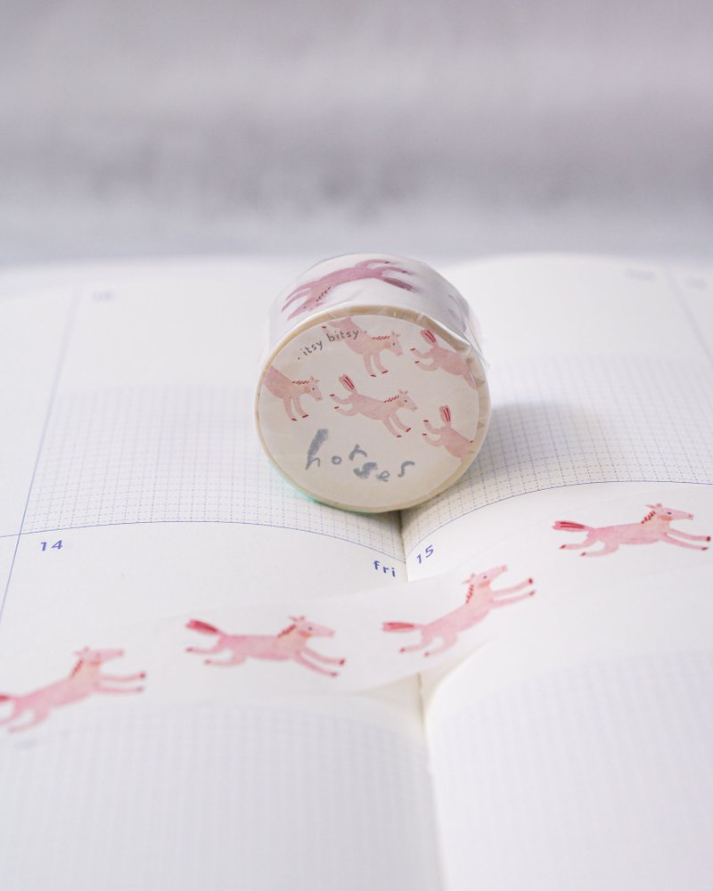 小马 ~itsy bitsy~和纸胶带 | 2cm x 5m - 贴纸 - 纸 