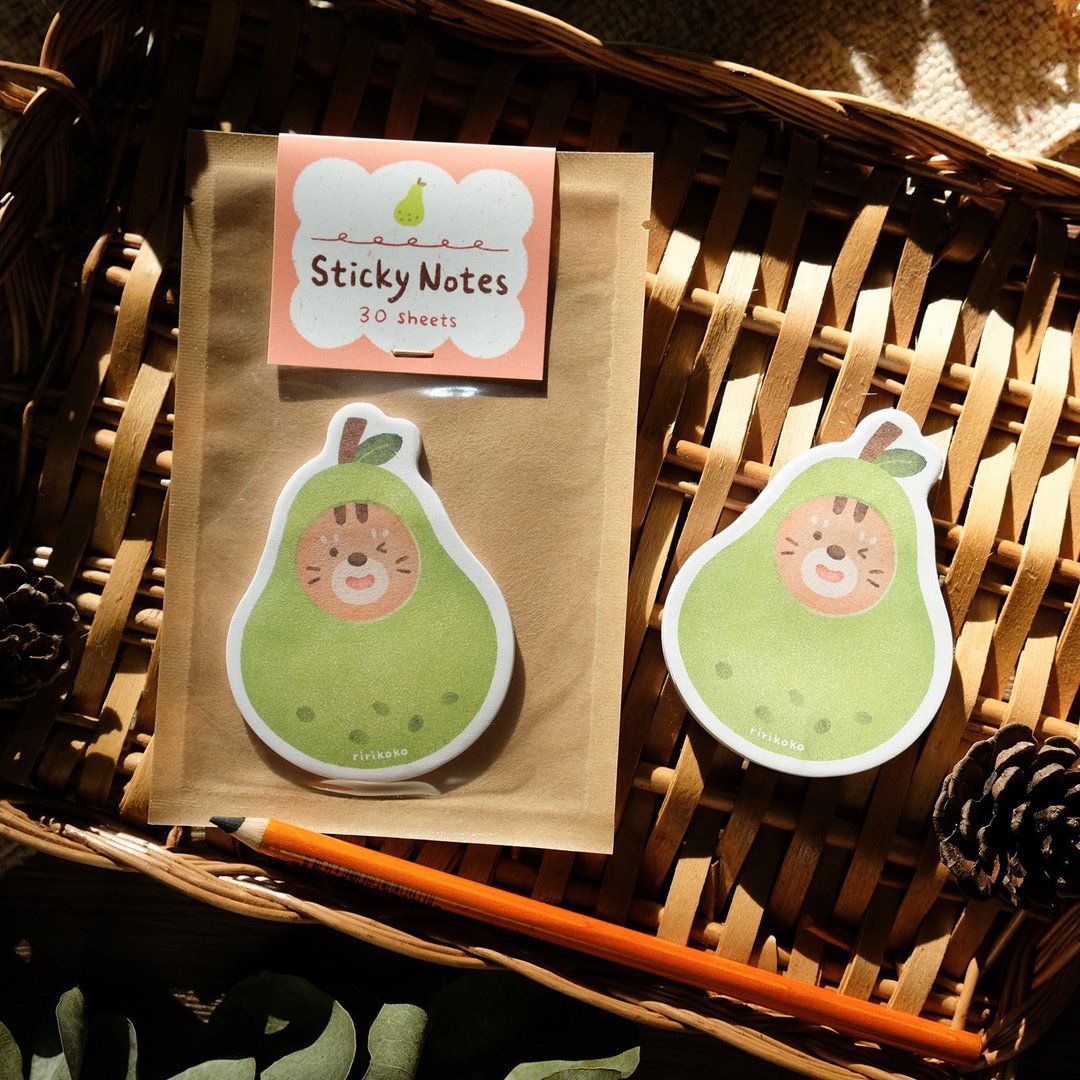 便利贴/N次贴 - ririkoko梨子猫 - 便条纸/标签贴 - 纸 白色