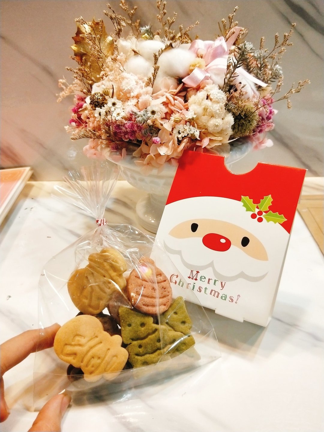 【塔菓】圣诞小派对-造型手工饼干礼盒(8片入) - 手工饼干 - 新鲜食材 红色