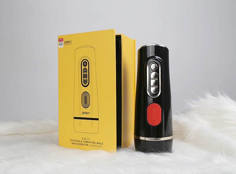 Leten-优皇三代 波多野结衣 双气囊吸夹 感应交互 智能发音飞机杯 - 情趣用品 - 其他材质 黑色