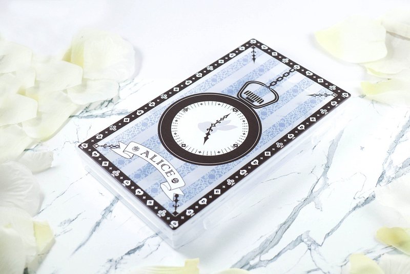 【原创】爱丽丝梦游仙境 白兔款 口罩盒 收纳盒 - 收纳用品 - 塑料 白色