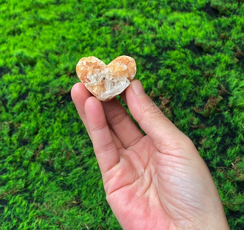 能量摆饰-天然浪漫沸石爱心能量原矿 吸收负能量 维持能量 - 摆饰 - 水晶 多色