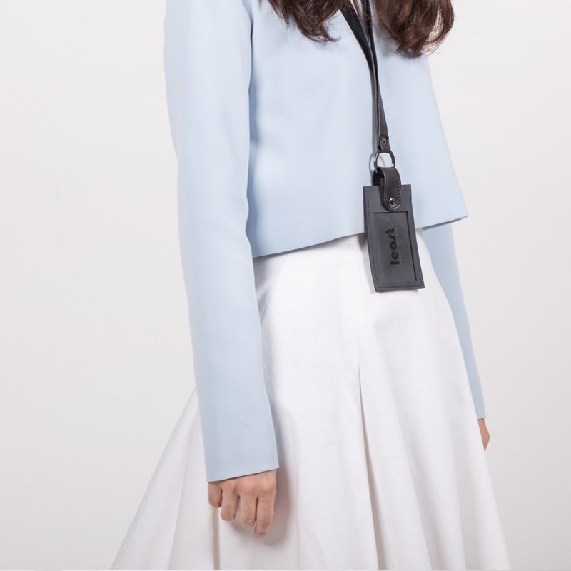 HOLLA CARD HOLDER / Black onyx #CUTTINGMAT - 其他 - 橡胶 黑色