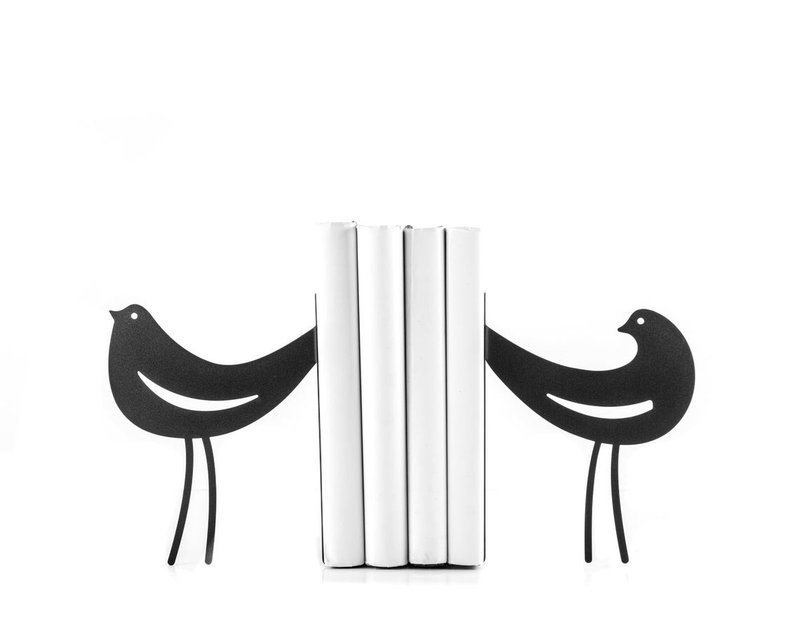 Metal Bookends Interaction // functional decor for modern home // FREE SHIPPING/ - 摆饰 - 其他材质 黑色