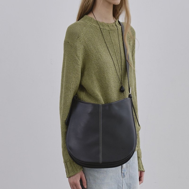 韓國製 MUR Pair bag 手袋/單肩包/上肩袋/手提袋 Black - 侧背包/斜挎包 - 环保材料 