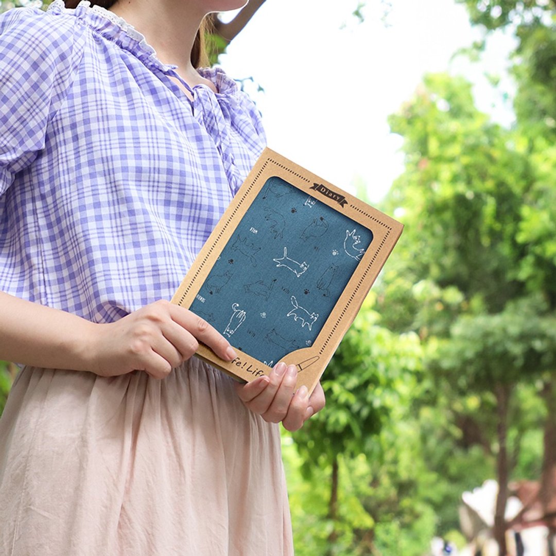 Chuyu A5/25K日志礼盒/横线自填1日1页/186天份/花布半年志/手帐/ - 笔记本/手帐 - 纸 多色