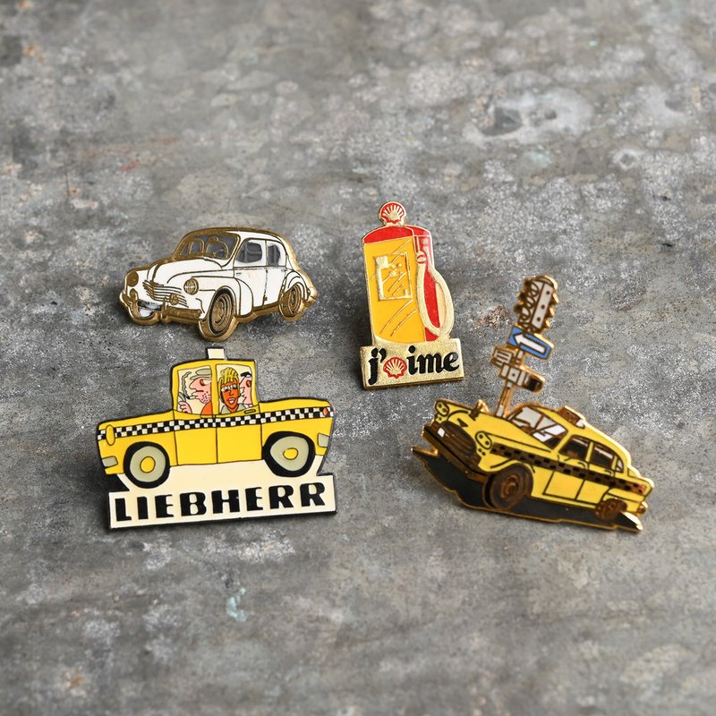 Vintage Pins 复古别针 / 古董别针、限量徽章胸针、古董徽章 - 徽章/别针 - 其他金属 多色