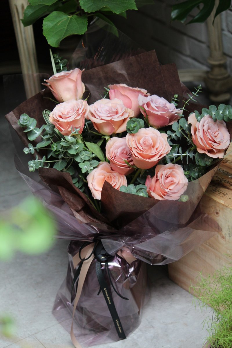 【午后的红茶】祝贺花束/生日花礼/鲜花束 - 植栽/盆栽 - 植物．花 红色