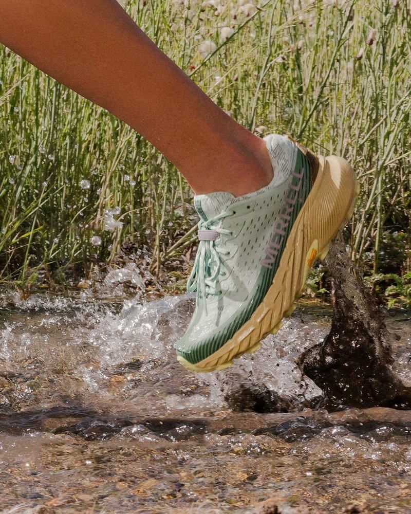 MERRELL AGILITY PEAK 5 GTX轻量户外慢跑越野运动鞋 女-鼠尾草绿 - 女款运动鞋/球鞋 - 防水材质 