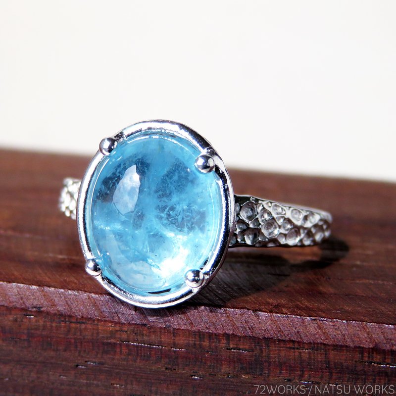 Aquamarine Ring - 戒指 - 宝石 蓝色