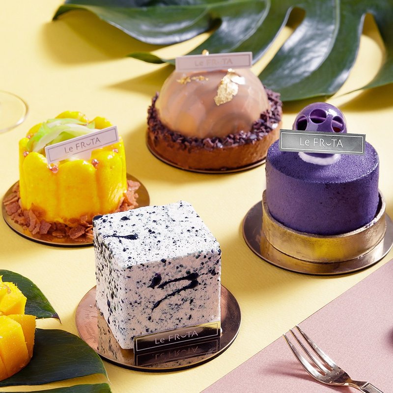 航夏岛游。夏季慕斯礼盒 / 3寸4入 - 蛋糕/甜点 - 新鲜食材 多色