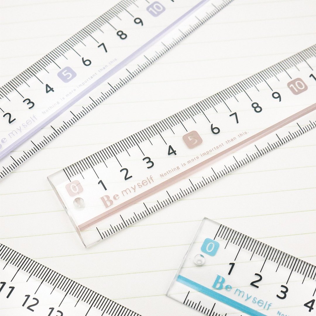 Be Myself - 大字尺(30cm)。JR-76。测量绘图 - 其他书写用品 - 塑料 