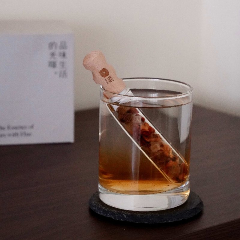 【雷射雕刻定制化】泡茶玻璃试管 - 茶具/茶杯 - 玻璃 橘色