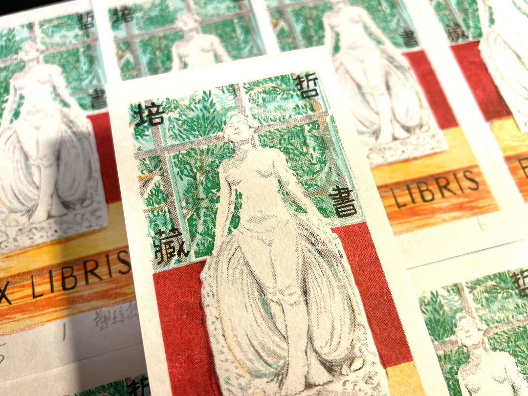藏书票  EXLIBRIS - 其他 - 纸 绿色