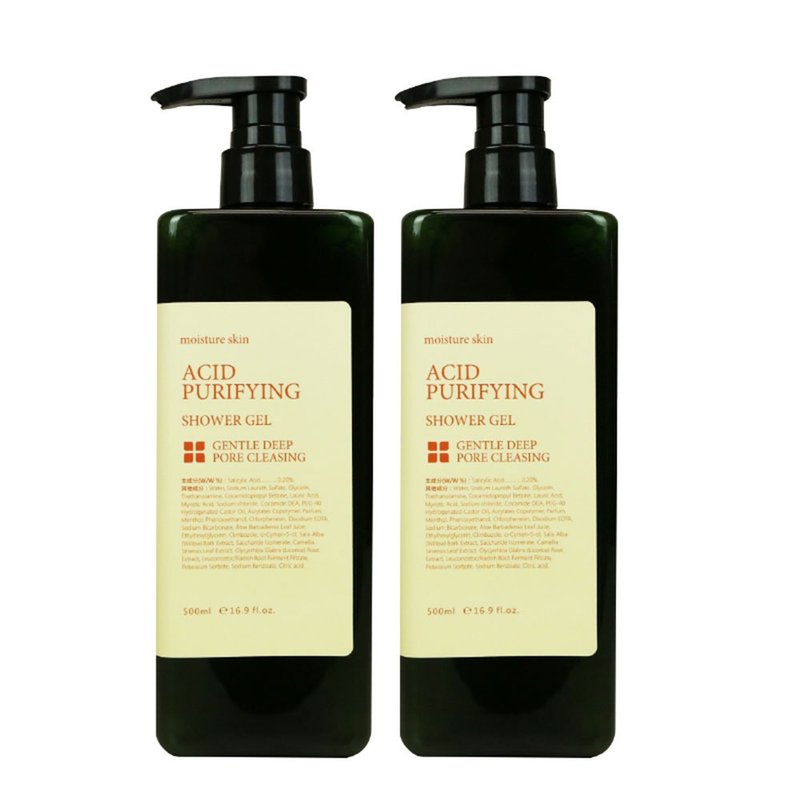 2入组 背痘克星 KAFEN卡氛 净痘嫩肤沐浴露 500ml - 沐浴用品 - 塑料 白色