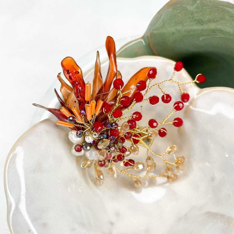 路得稻穗系列-弗莉达 发夹 - 发饰 - 树脂 