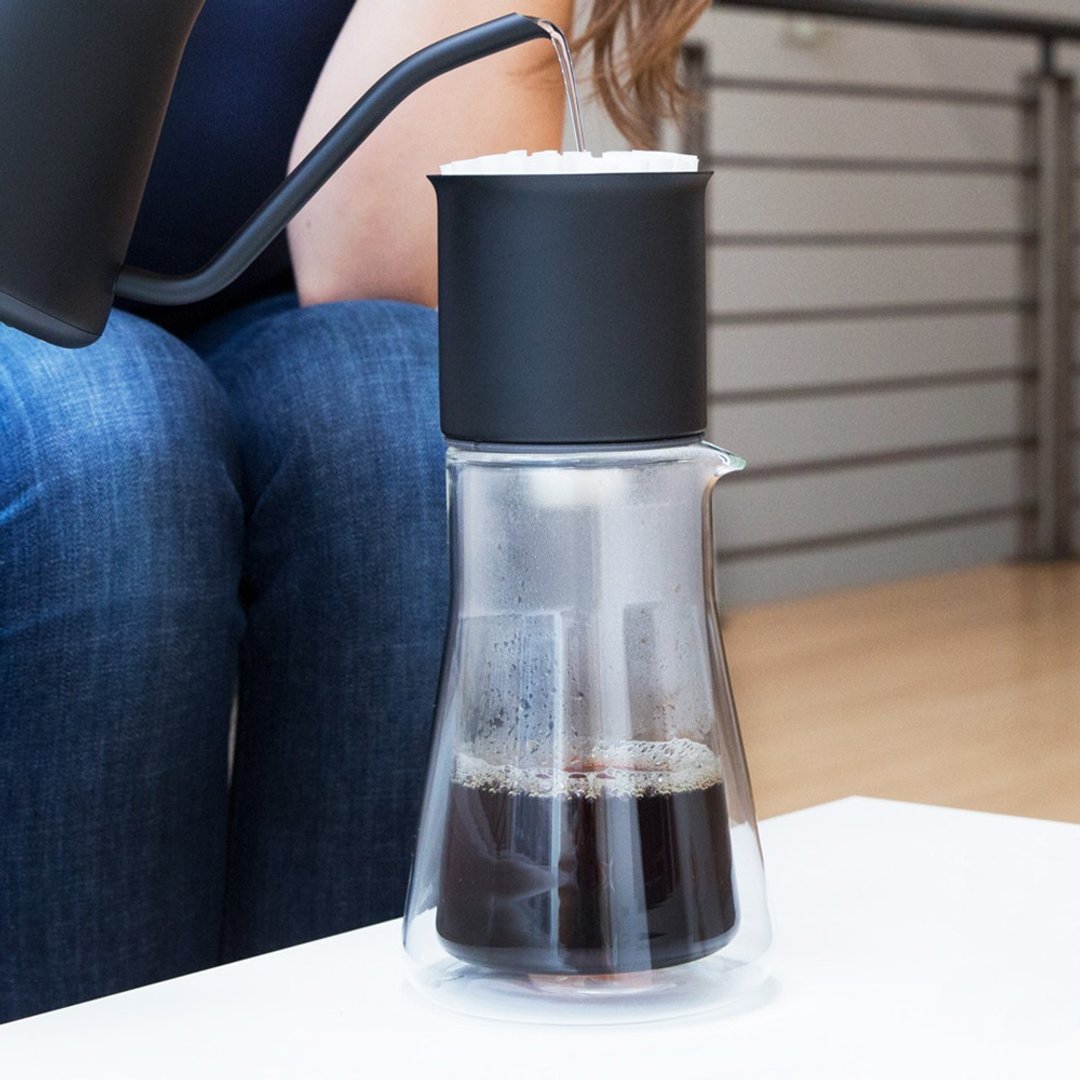 FELLOW Stagg Double Wall Carafe 双层玻璃咖啡滤壶-含硅胶盖 - 咖啡壶/周边 - 玻璃 黑色