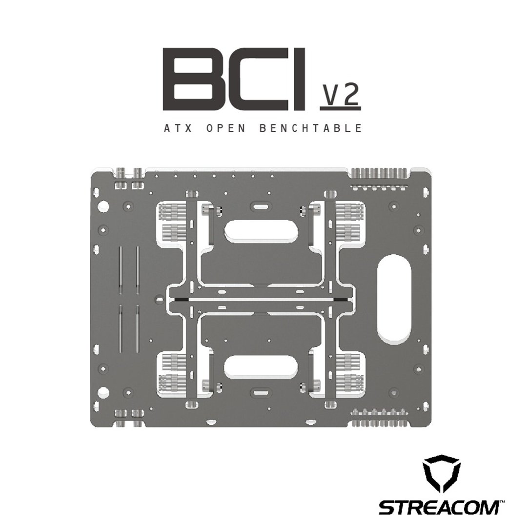 【STREACOM】BC1 Benchtable V2裸测平台 钛 - 电脑配件 - 铝合金 灰色