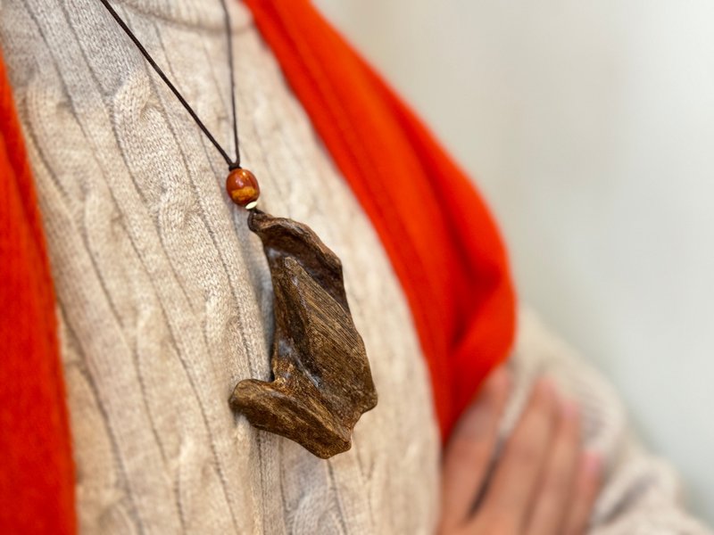 沉香吊坠 文莱沉香 天然 可定制 - 项链 - 木头 