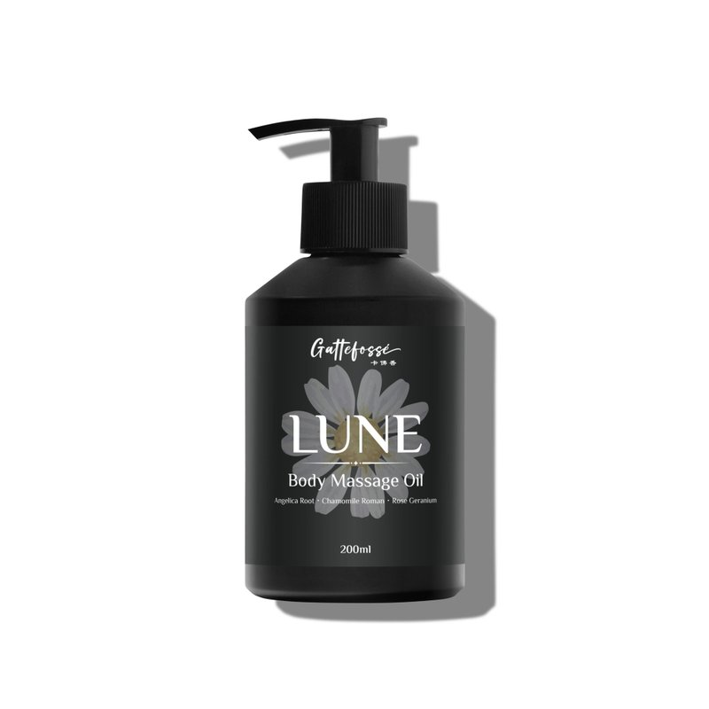【卡佛香】月悠身体按摩油 | 小日子的温柔调理 | 舒缓身心 - 身体护肤/按摩油 - 玻璃 黑色