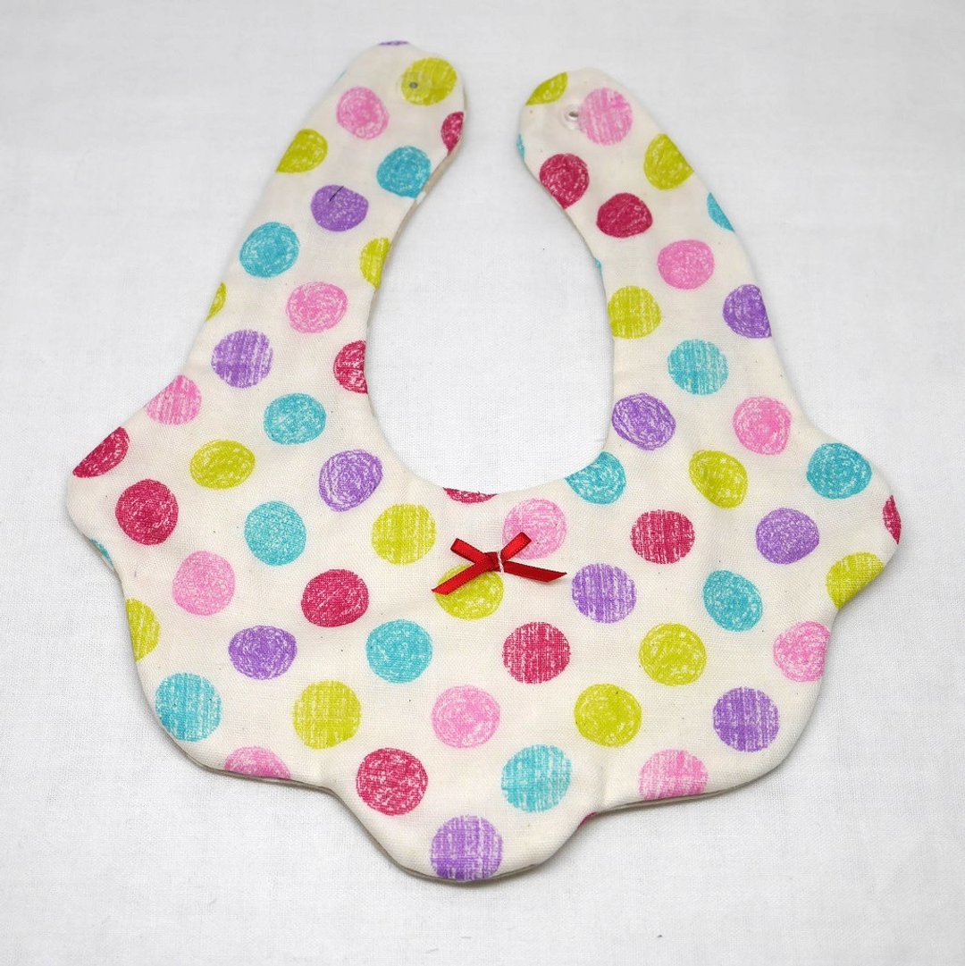 Japanese Handmade 8-layer-gauze Baby Bib - 围嘴/口水巾 - 棉．麻 多色