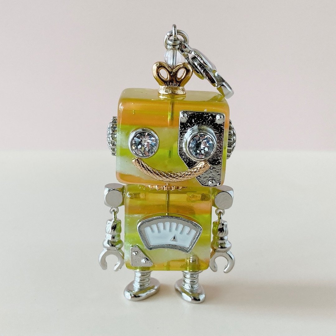 Robot Charm Accessories - 吊饰 - 塑料 绿色