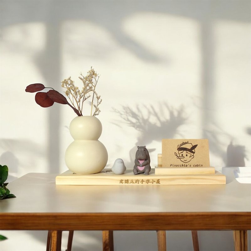 名片座 定制化雷射雕刻 - 摆饰 - 木头 