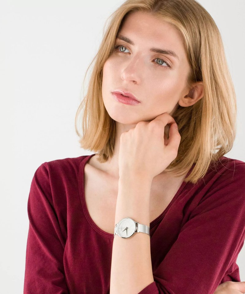 OBAKU 闪耀星空美学时尚腕表-银(V238LXCWMC) - 女表 - 不锈钢 多色