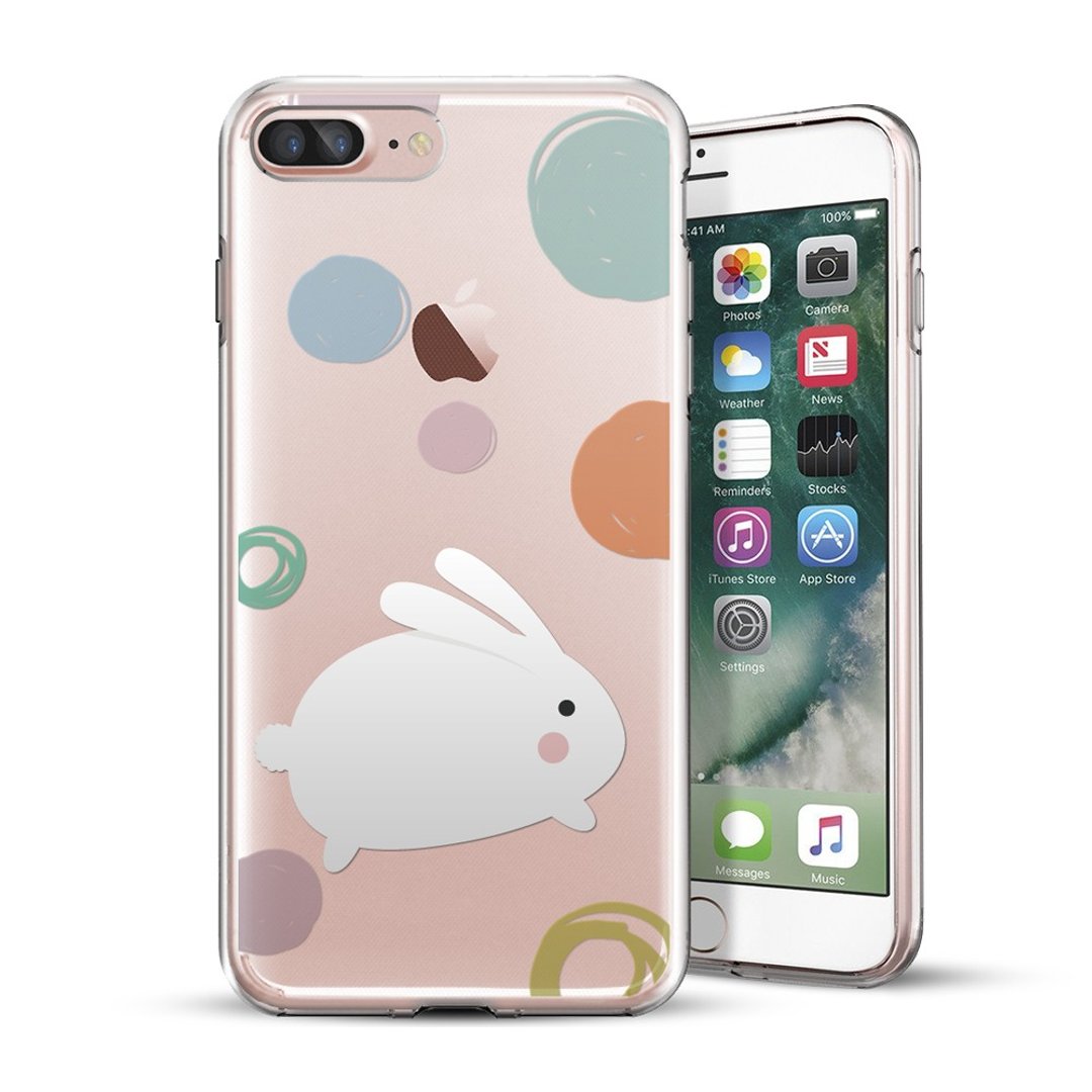 AppleWork iPhone 6/6S/7/8 原创设计保护壳 - 小白兔 CHIP-065 - 手机壳/手机套 - 塑料 多色