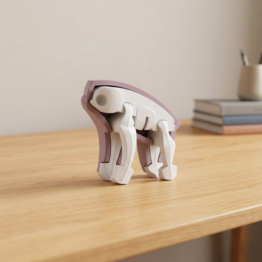 Halftoys Animal 树懒 +故事书 STEAM教育玩具 - 摆饰 - 塑料 黄色