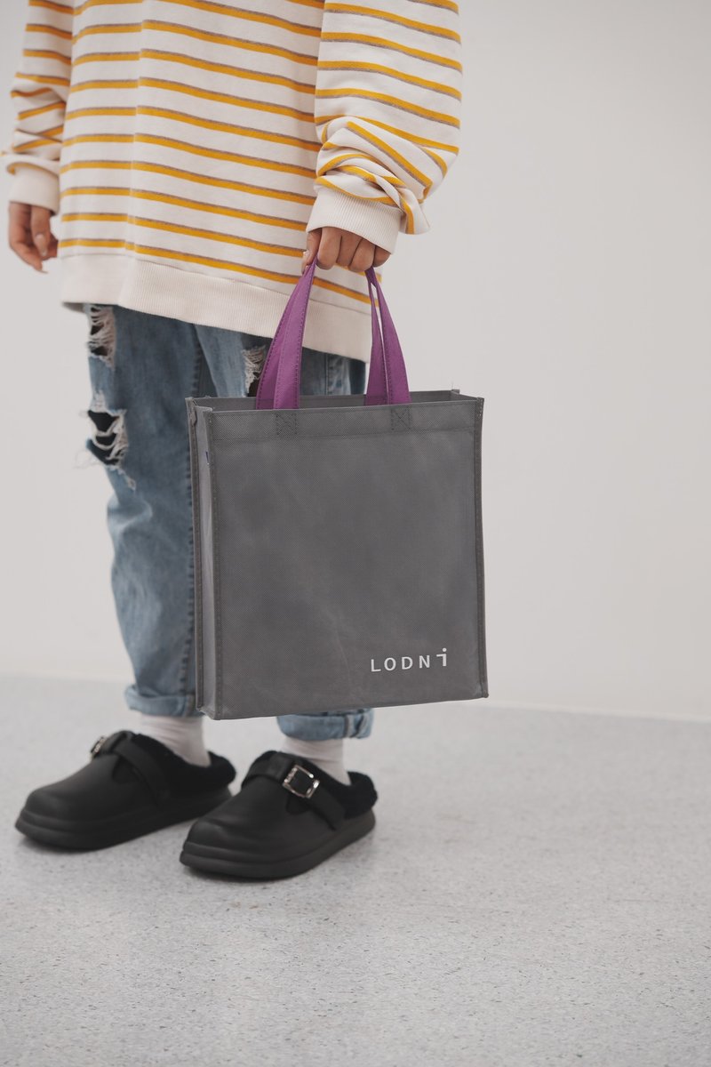 加购- LODNI萝德妮 品牌环保提袋(长) - 手提包/手提袋 - 环保材料 灰色