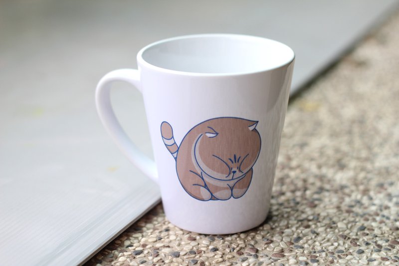 宠物杯子 杯垫 猫咪 Q版 猫咪系列 - 咖啡杯/马克杯 - 瓷 