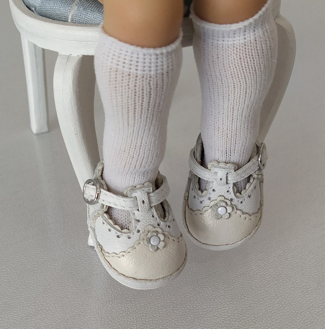 Dumpling Meadow doll shoes, Meadow doll 28 cm shoes - 玩偶/公仔 - 真皮 粉红色